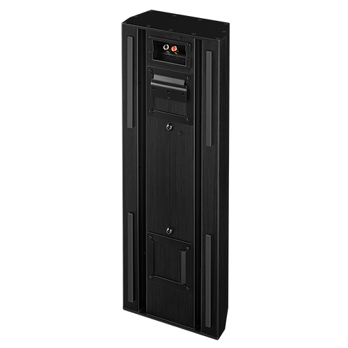 Molded baffle with integrated aluminum enclosure and isolation mounting system